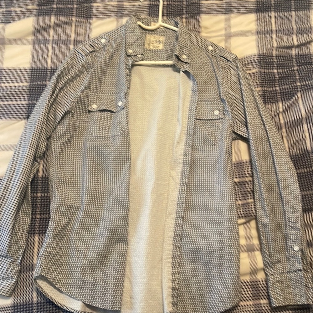 Alexander Julian Plaid Long Sleeve Tee